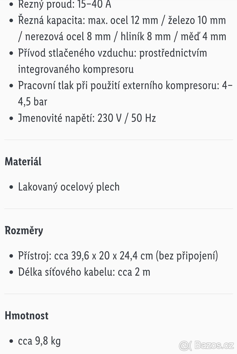 Pazmova řezačka peformance s kompresor - 9