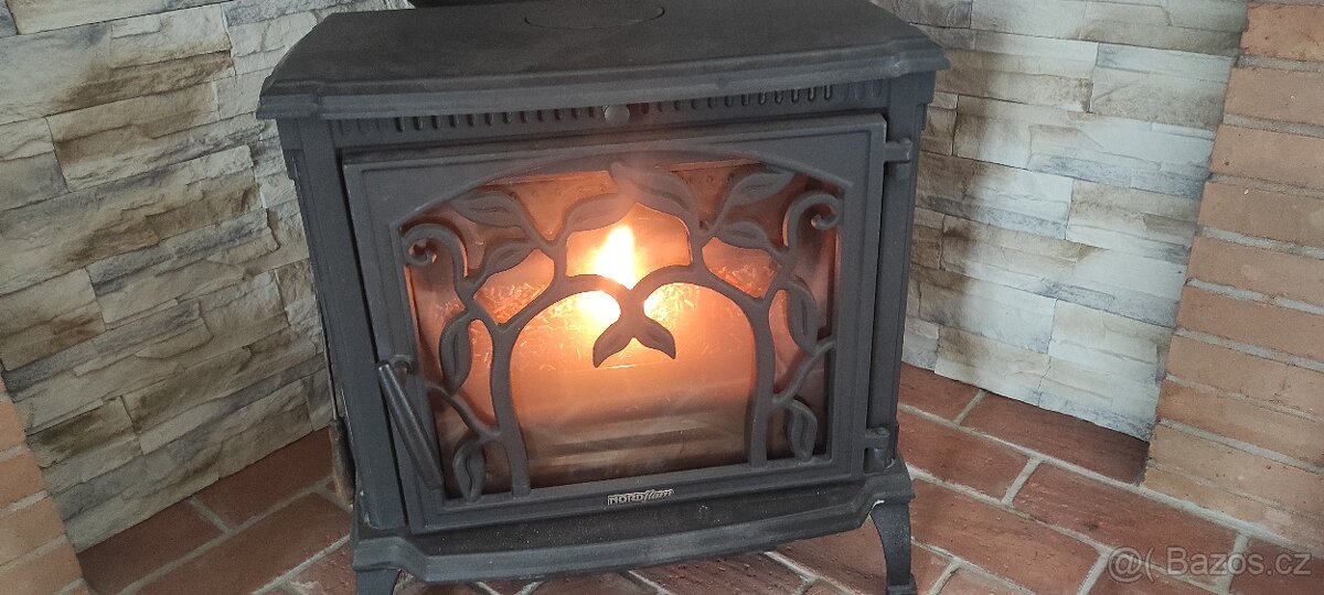 Hořák, Rošt, Košík na spalování pelet, peletek v krbovkách - 9