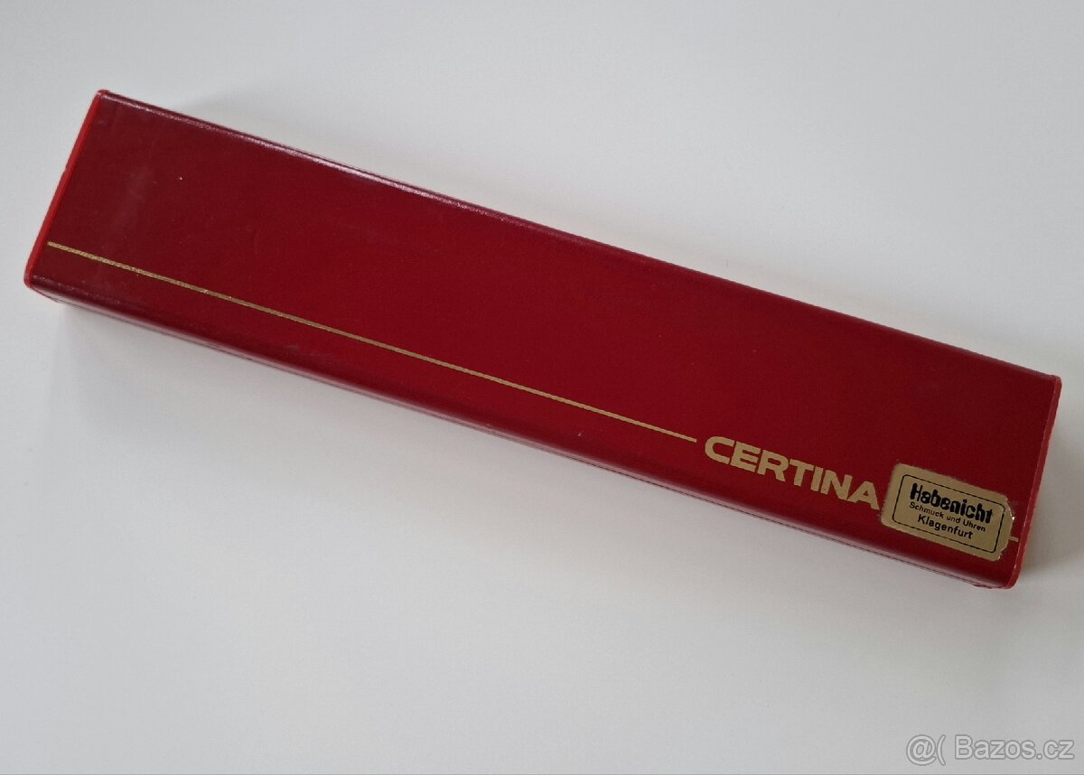 Pánské zlaté náramkové hodinky Certina 14K - 9