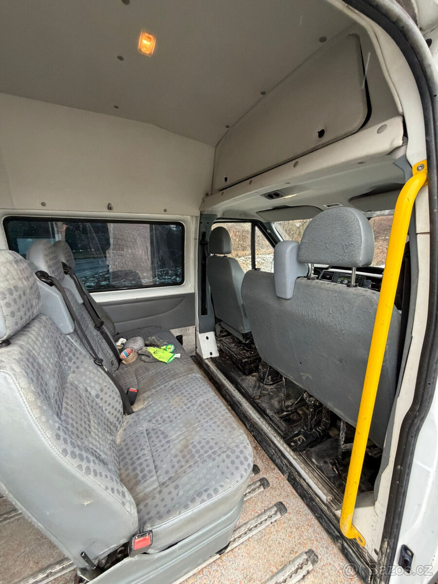 Ford Transit – 6 míst, klima, tempomat, dobrý stav - 9