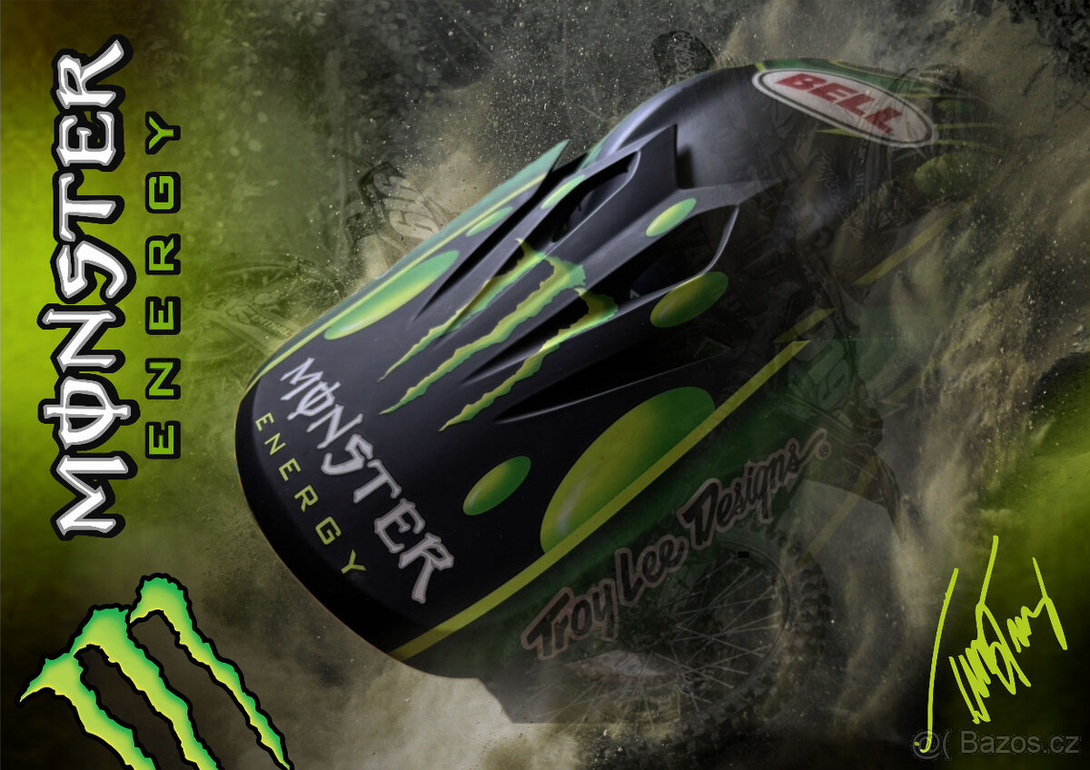 BELL MX-9 MIPS Showtime Replika Monster Svart/Grön - 9