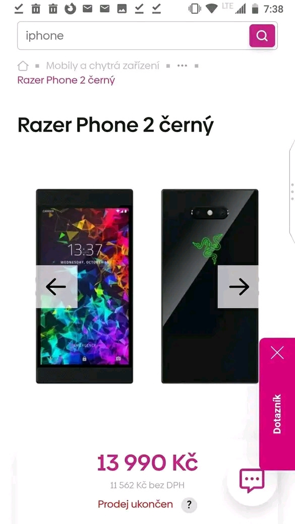 Razer Phone 2 herní mobil - 9
