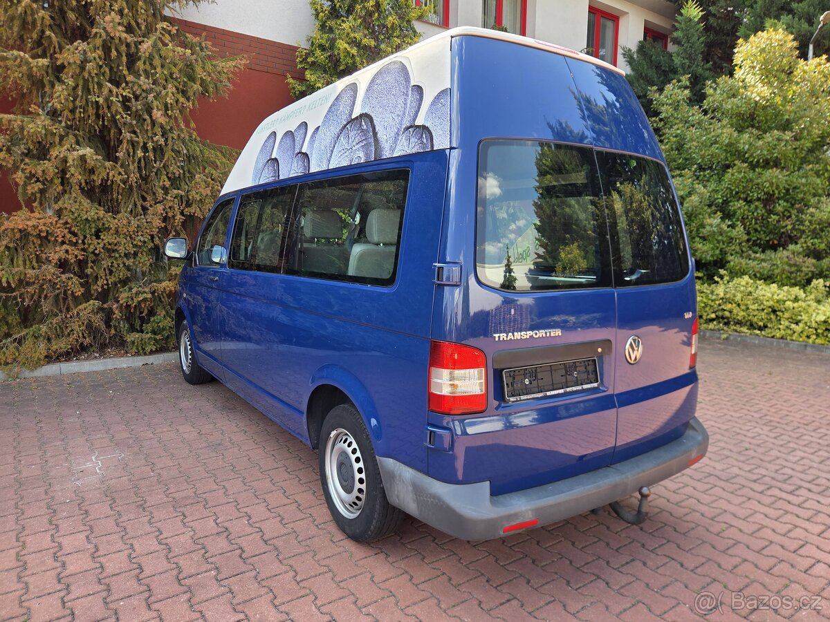 VW T5 Transporter 2.0TDI 103kW,L2H2,tažné,serviska - 9