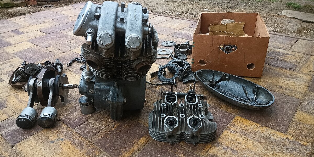 Prodám motor Jawa 500 OHC + dovozové papíry. - 9