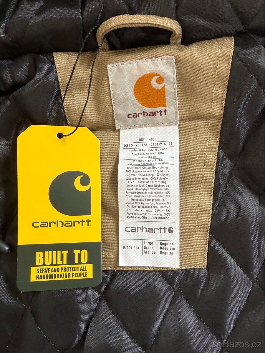 Nová Carhartt Active Jacket – černá, vel. L - 9