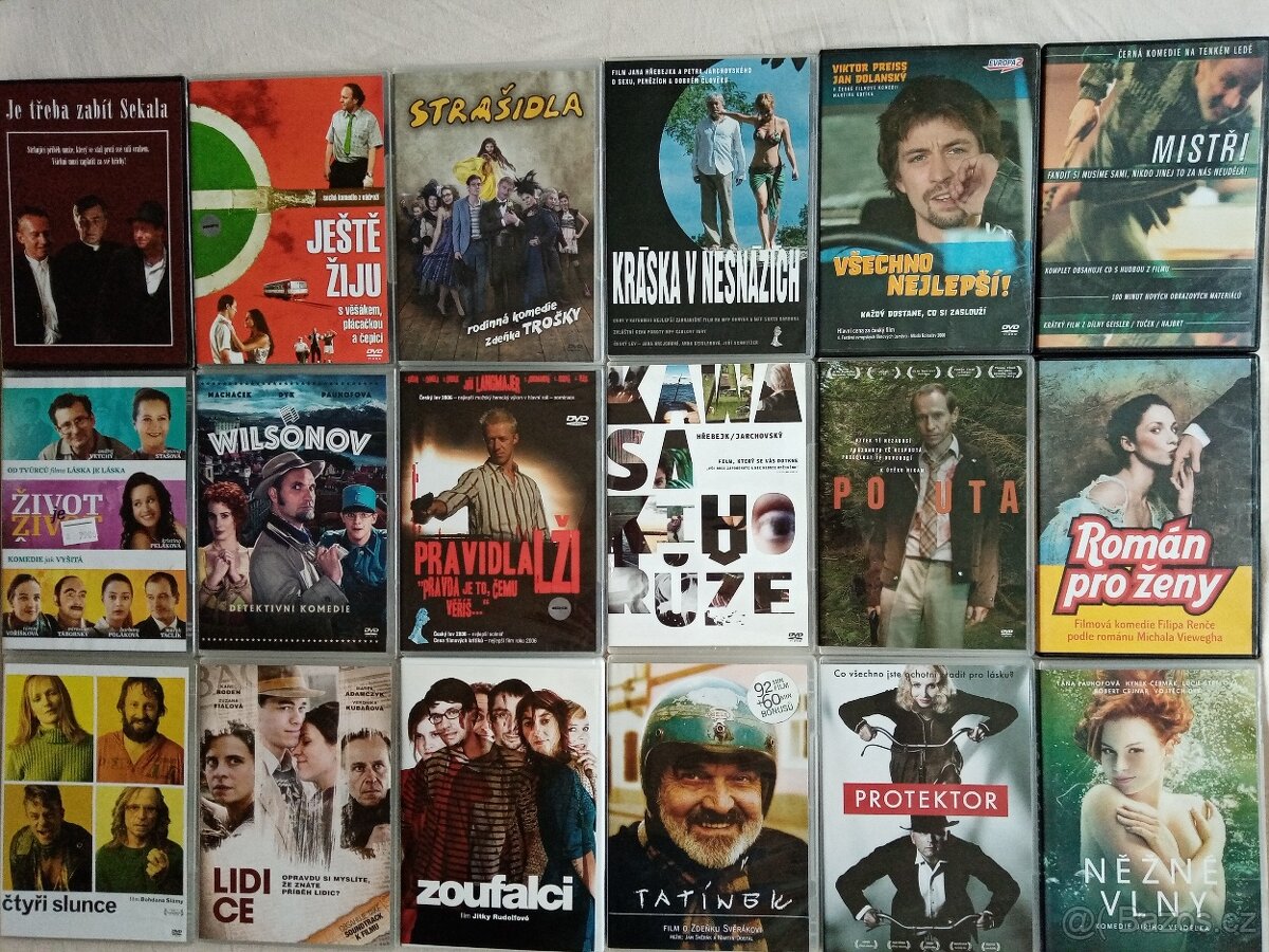 Shrnuti orig. českých filmů v boxech od 44 Kč - 9