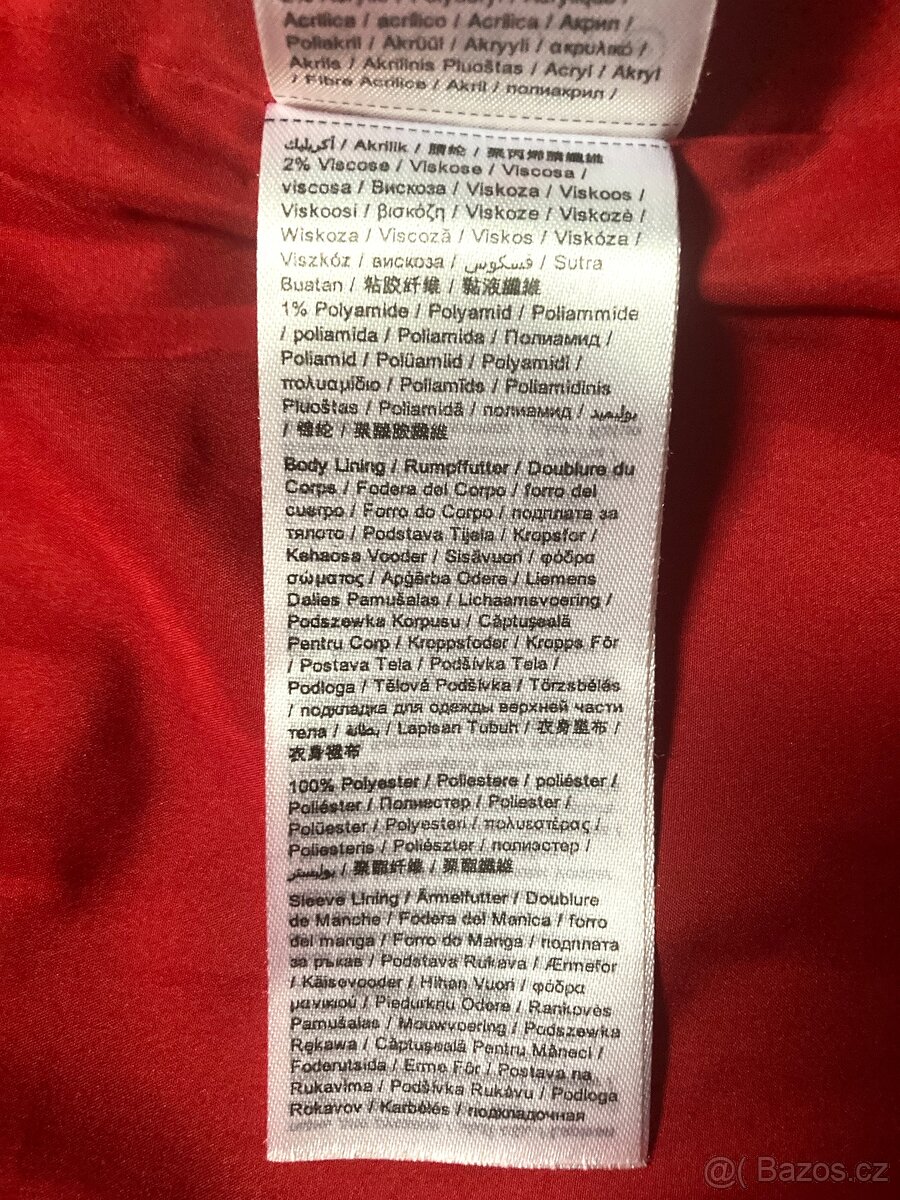 Červený podzimní kabát Esprit (vel. 40/42) - 9