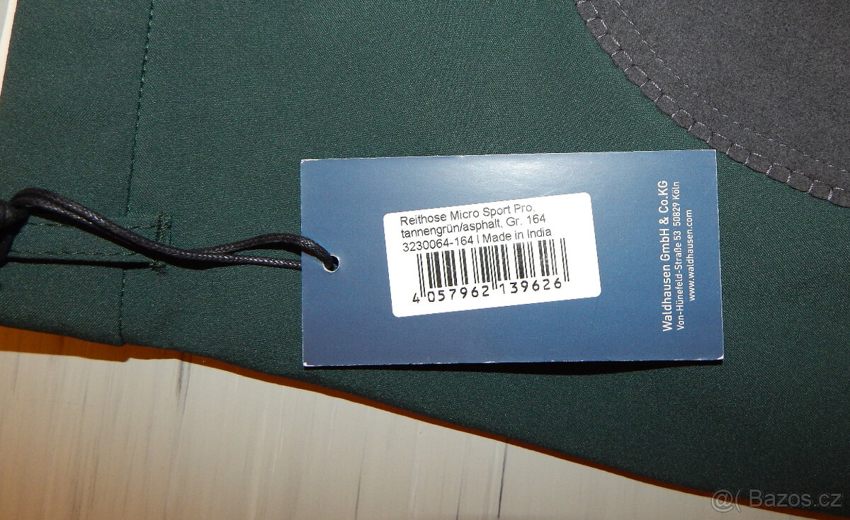 Rajtky ELT vel. 164 zelené NOVÉ - 9