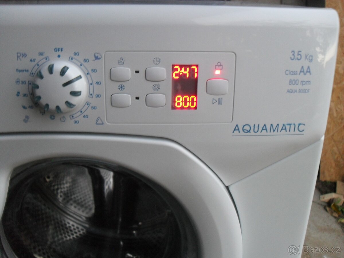 MALÁ/MINI PRAČKA CANDY 3,5KG, LCD, NEREZ BUBEN, FUZZY LOGIC - 9