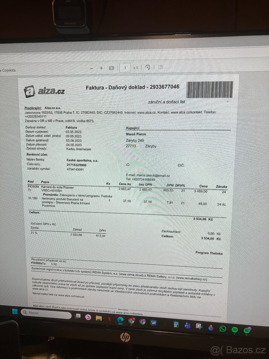 Pioneer SPH-DA360AB s kamerou Pioneer ND-BC8 - 9