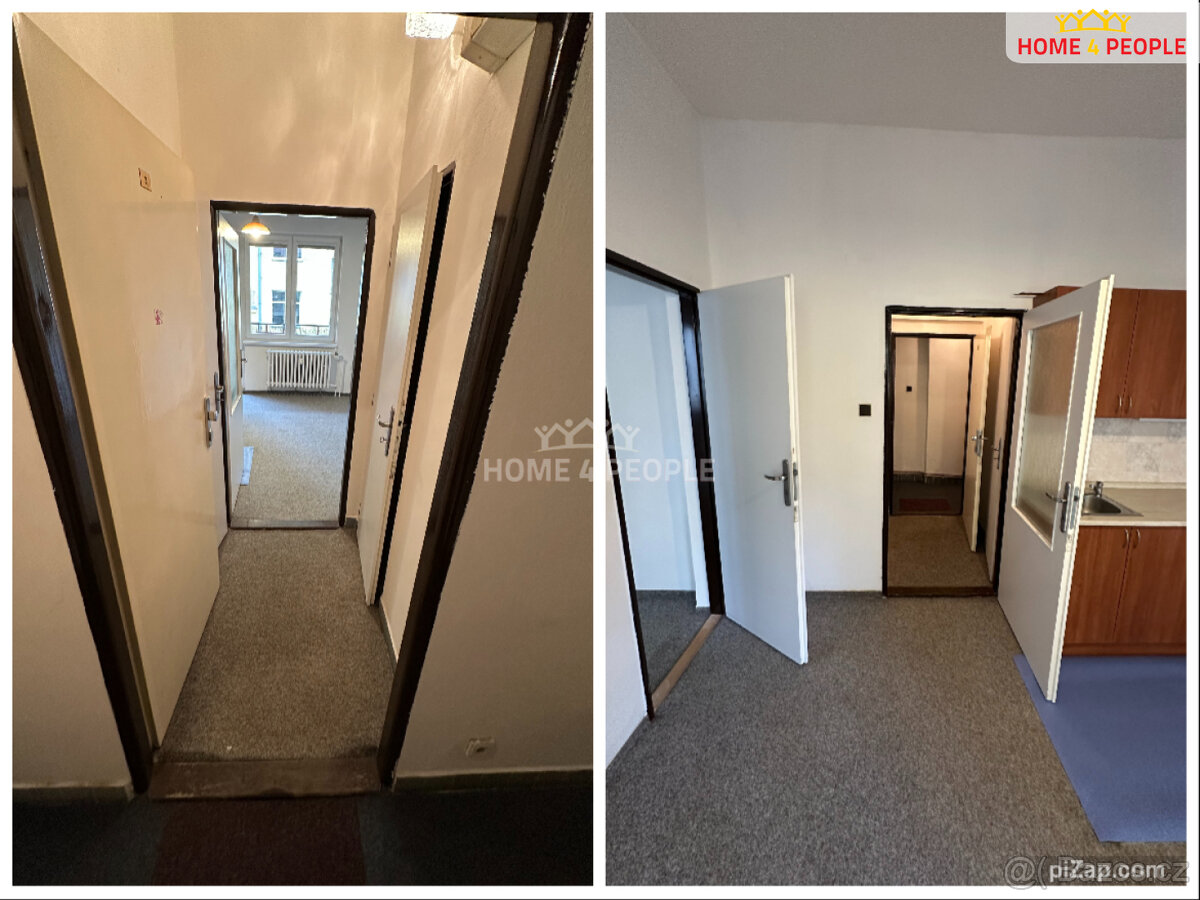 pronájem bytu 1+1, 37 m2 + 2x lodžie 8 m2, ul. Přístavní, Pr - 9