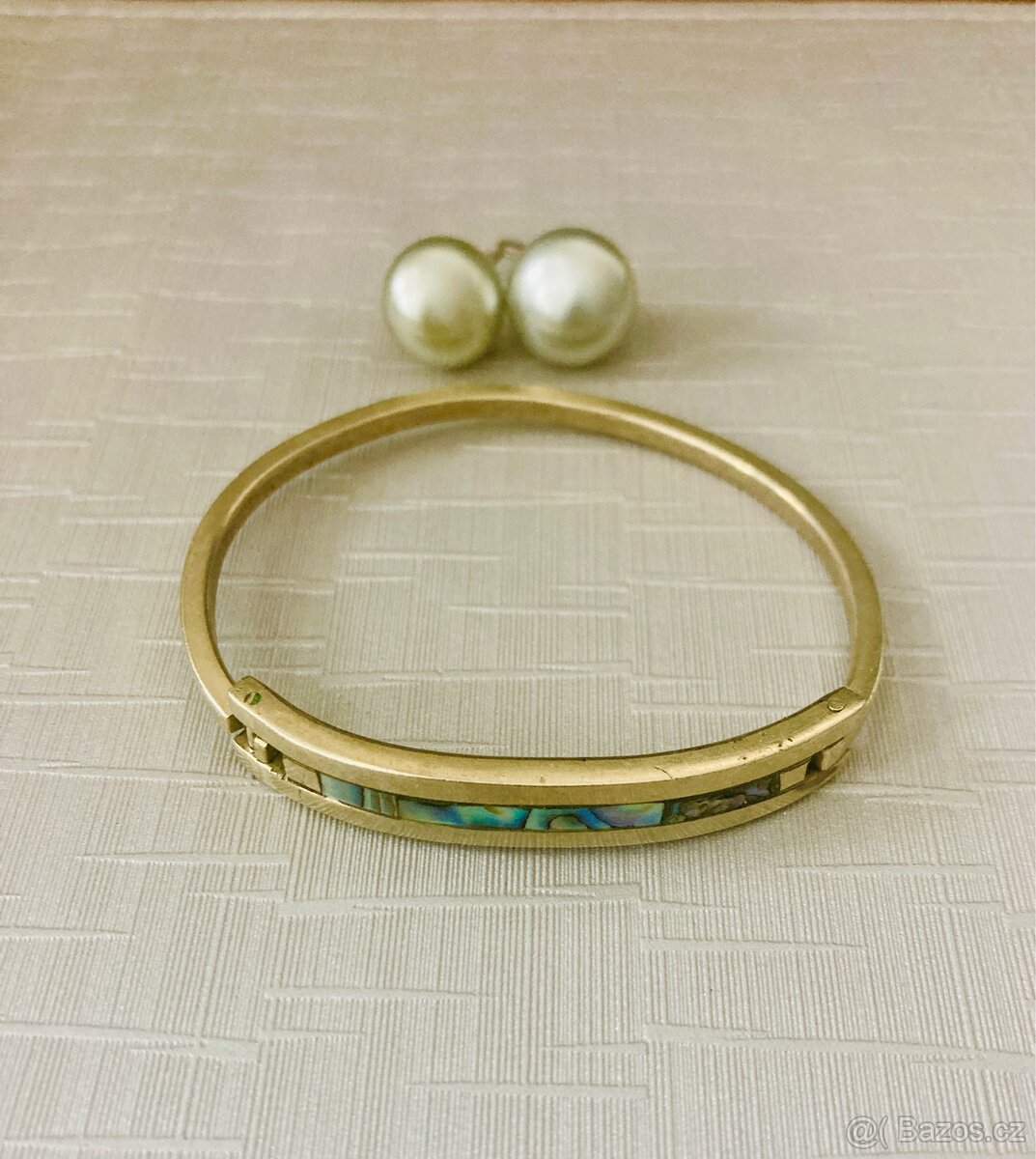 Soupravy bižuterie s perletí a kamínky - 9