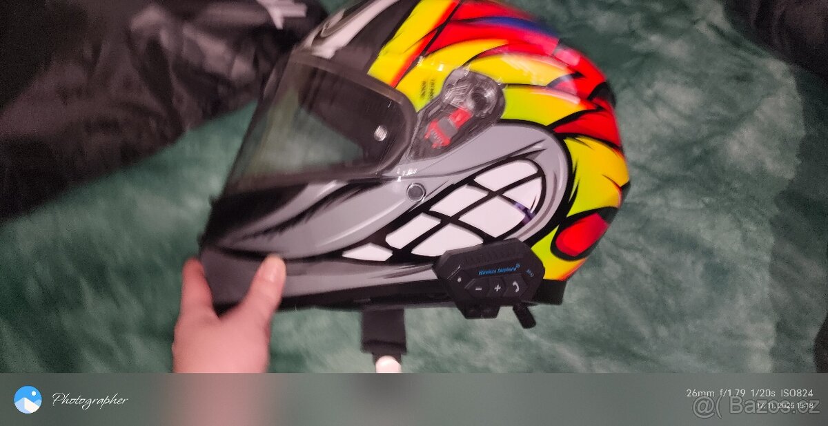 Kalhoty helma bunda teplejší kalhoty rukavice - 9