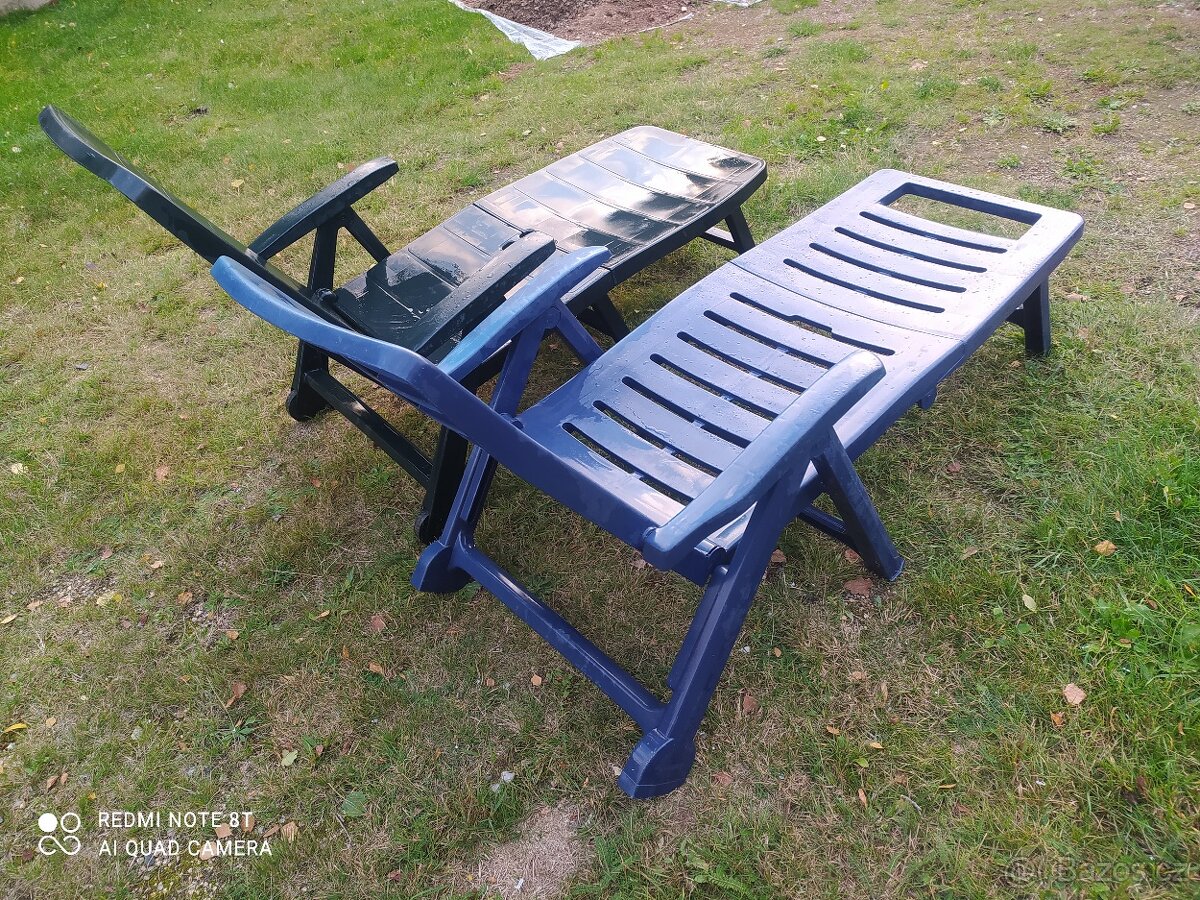 ZAHRADNÍ LEHÁTKA - 2ks - 9