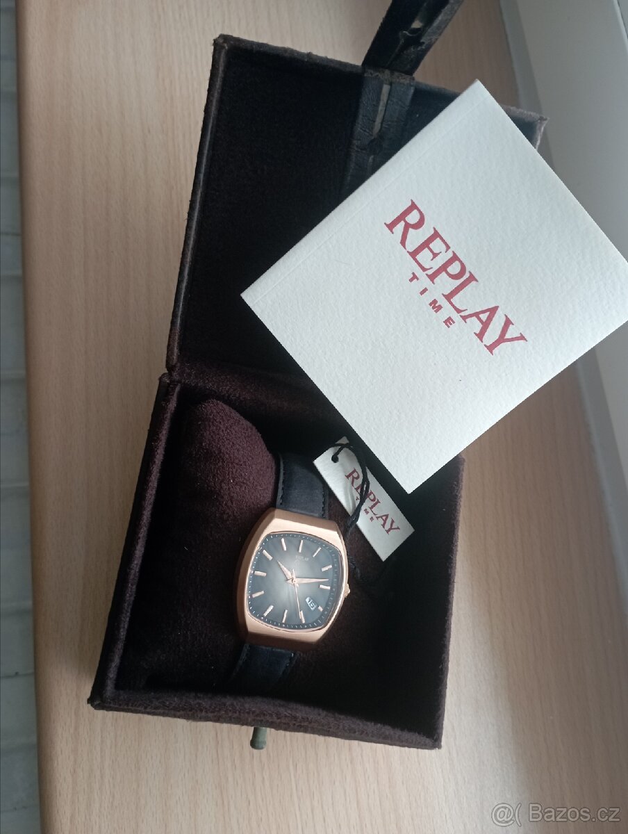 Hodinky REPLAY nenošené,na baterku - 9