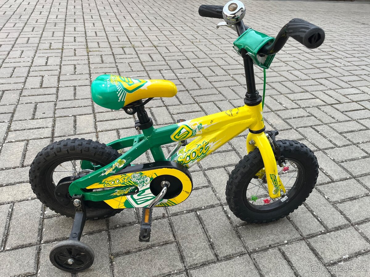 Dětská sedačka Hamax, odrážedlo Maxík, dětské kolo Scott - 9