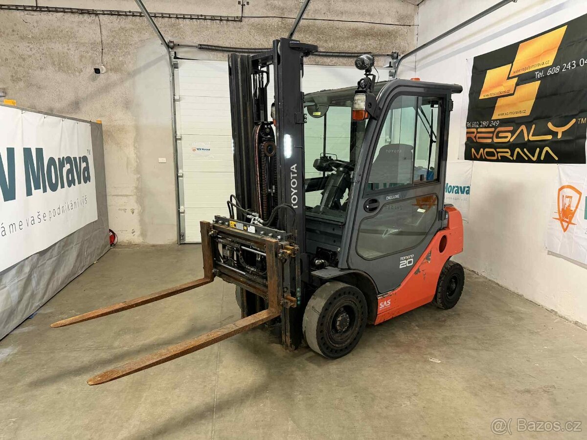 Vysokozdvižný vozík Toyota, 02-8FGF20 s pozicioner LPG - 9