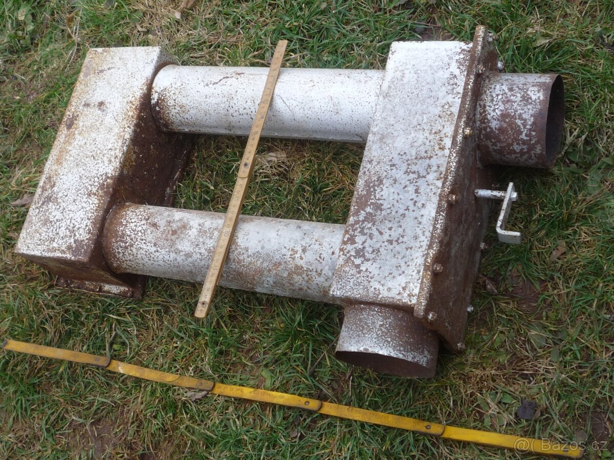 prodám různá stará kamnová dvířka, litinová kamínka bubínek, - 9