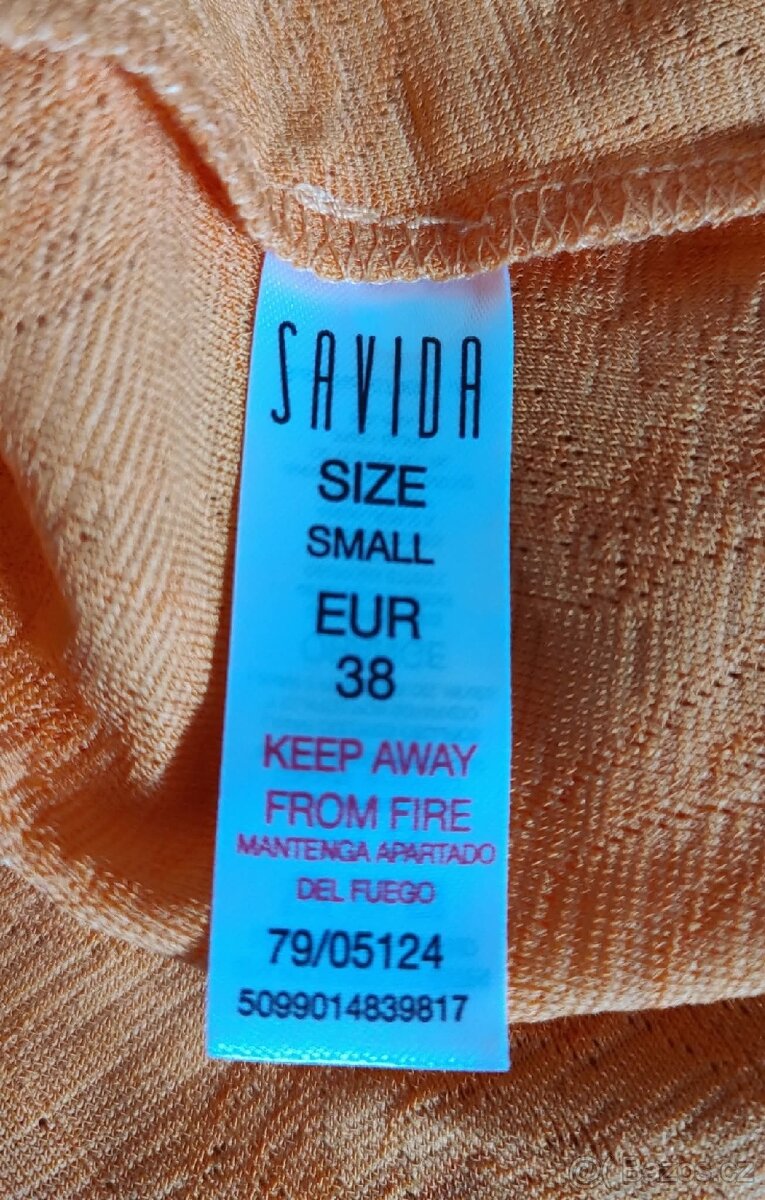 Oranžové šaty - S/M - Nové - 9