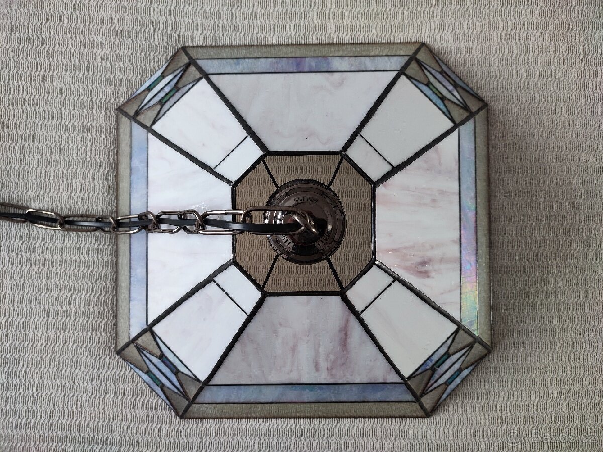 STAROŽITNÝ LUSTR TIFFANY. - 9