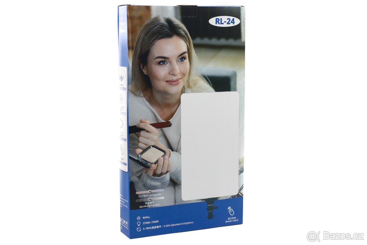 LED světlo Panel 56x28cm stmívatelné 2800-6500K stativ - 9