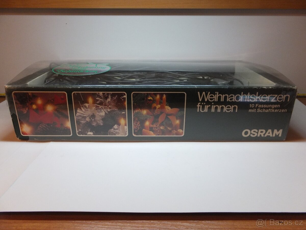 Starší vánoční funkční světýlka zn. Osram. - 9