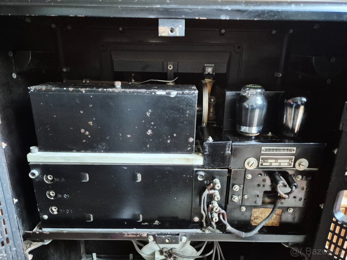 Starožitné rádio Philips 2601, "kamna", 1930-1931 - 9