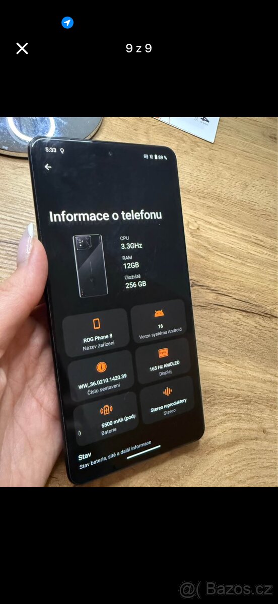 Asus Rog Phone 8 12/256GB - 9