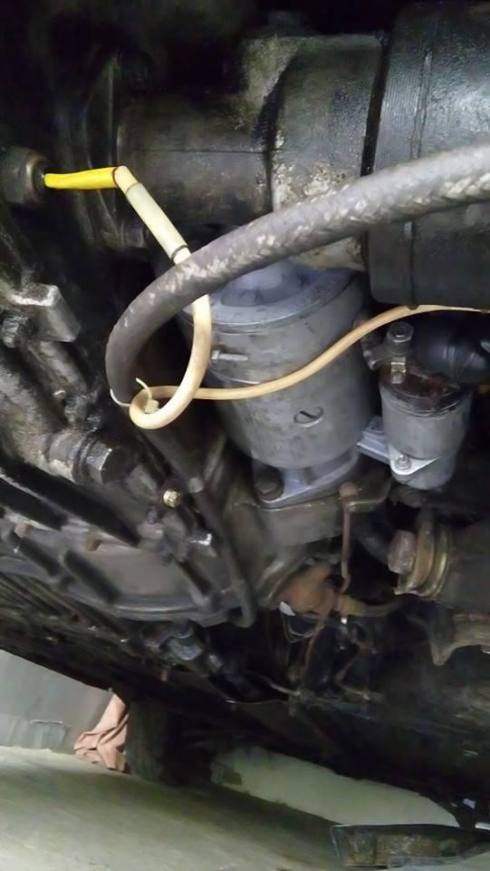 Zástavba starteru s planetovým převodem do vozu Tatra 613 - 9