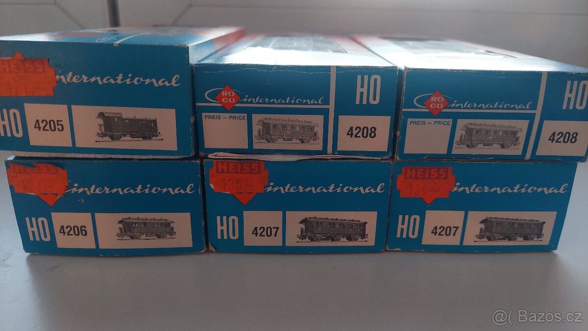 H0 Roco set 6x osobních vozů DRG s orig.obalem - 9