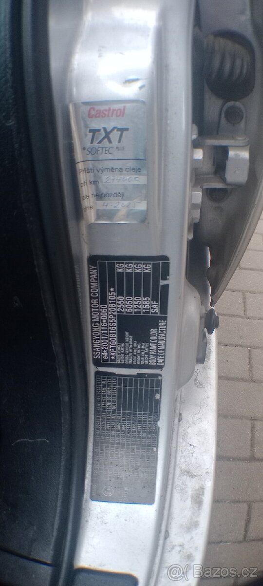 Sangyoung rexton benzin 2.3 - 9