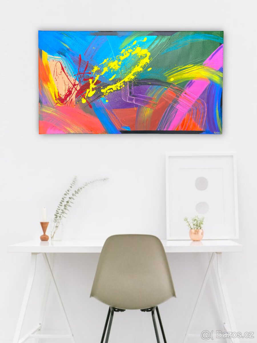 Abstraktní obrazy - vlastní tvorba - 9