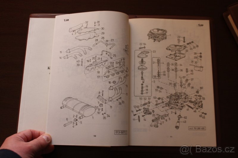 Tatra 613-3 Katalog ND,Dílenská příručka - RUSKY - 9
