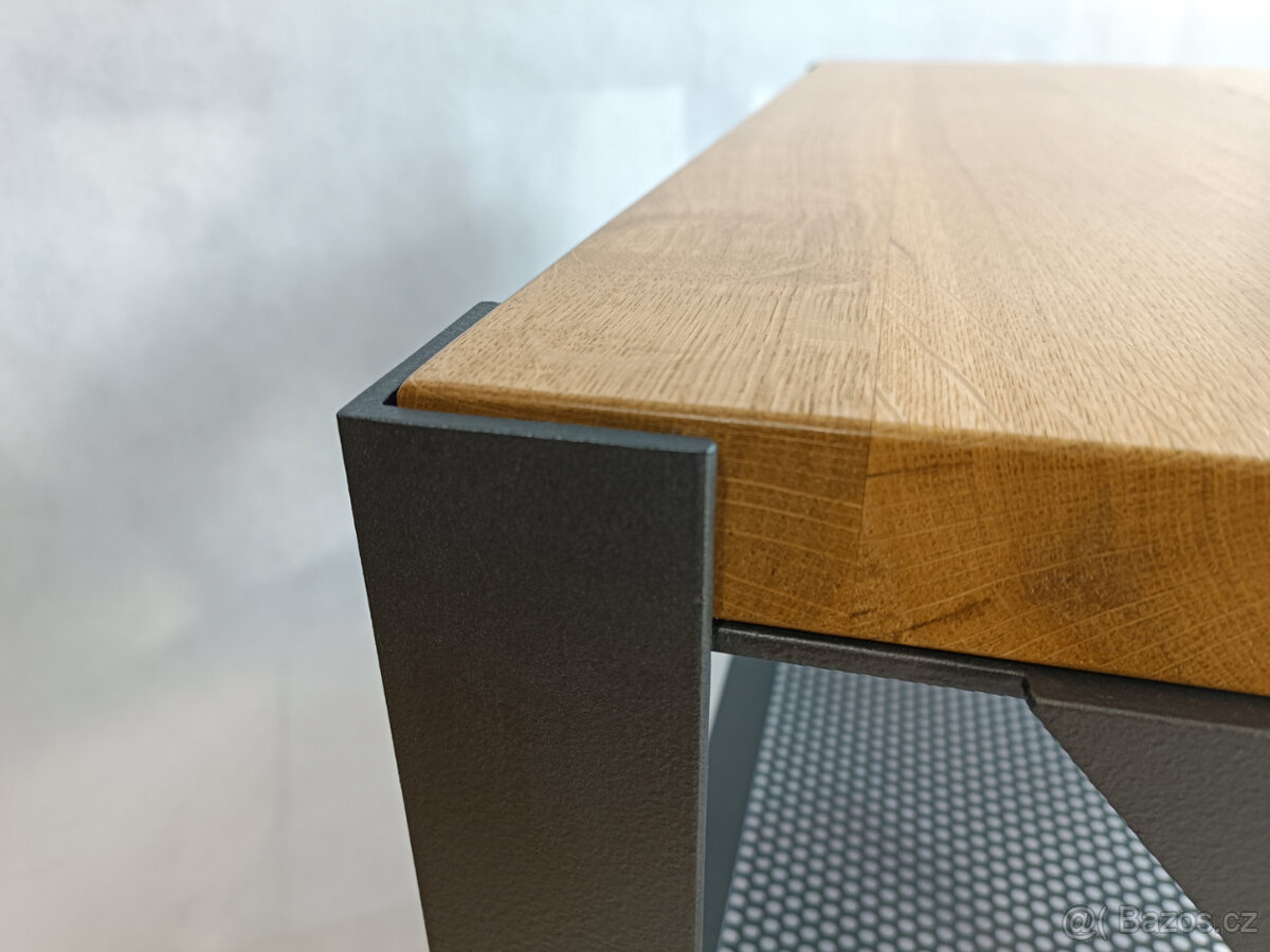 Konferenční stolek v industriálním stylu - 9