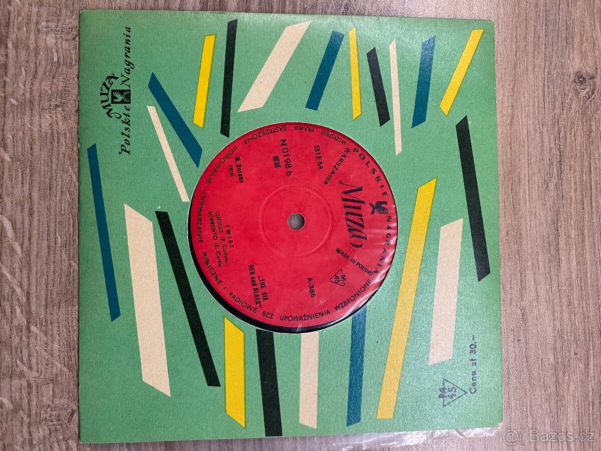 Gramofonová deska Supraphon Krátký 45 záznam, cena za kus - 9