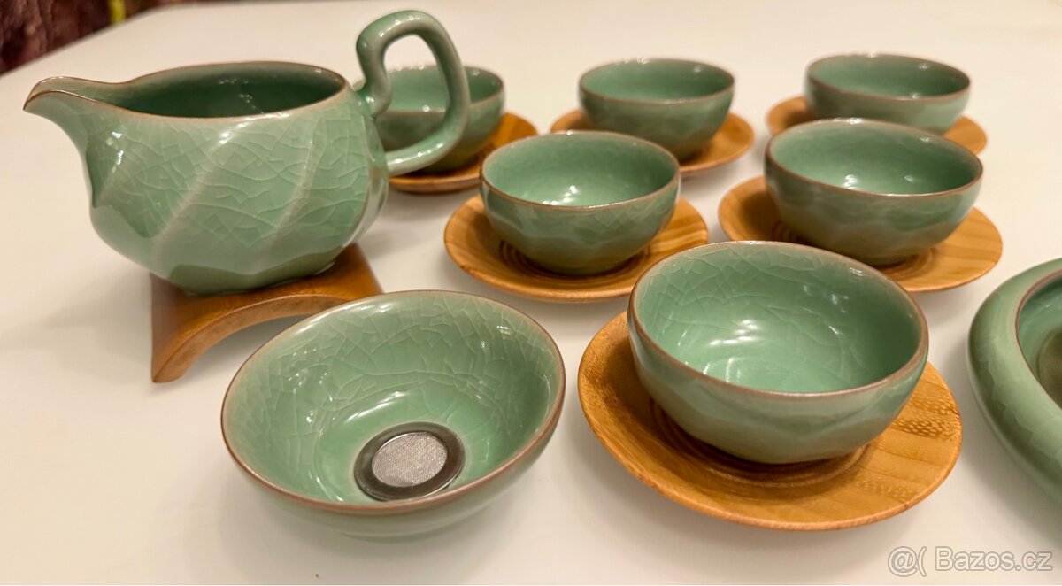 Nádherná nová čajová porcelánová souprava - 9