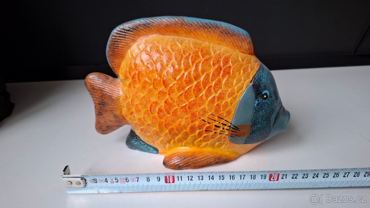 Sochy: ryby 3ks + leguán + zvířata - 9