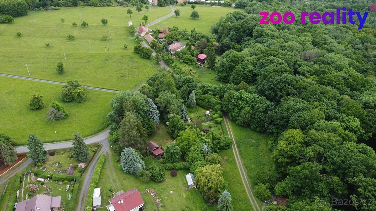 Chata, Dřevce, 1362 m2, okr. Litoměřice - 9