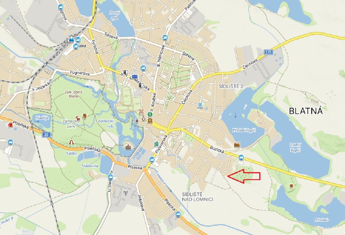 BLATNÁ - pozemek na RD - 9