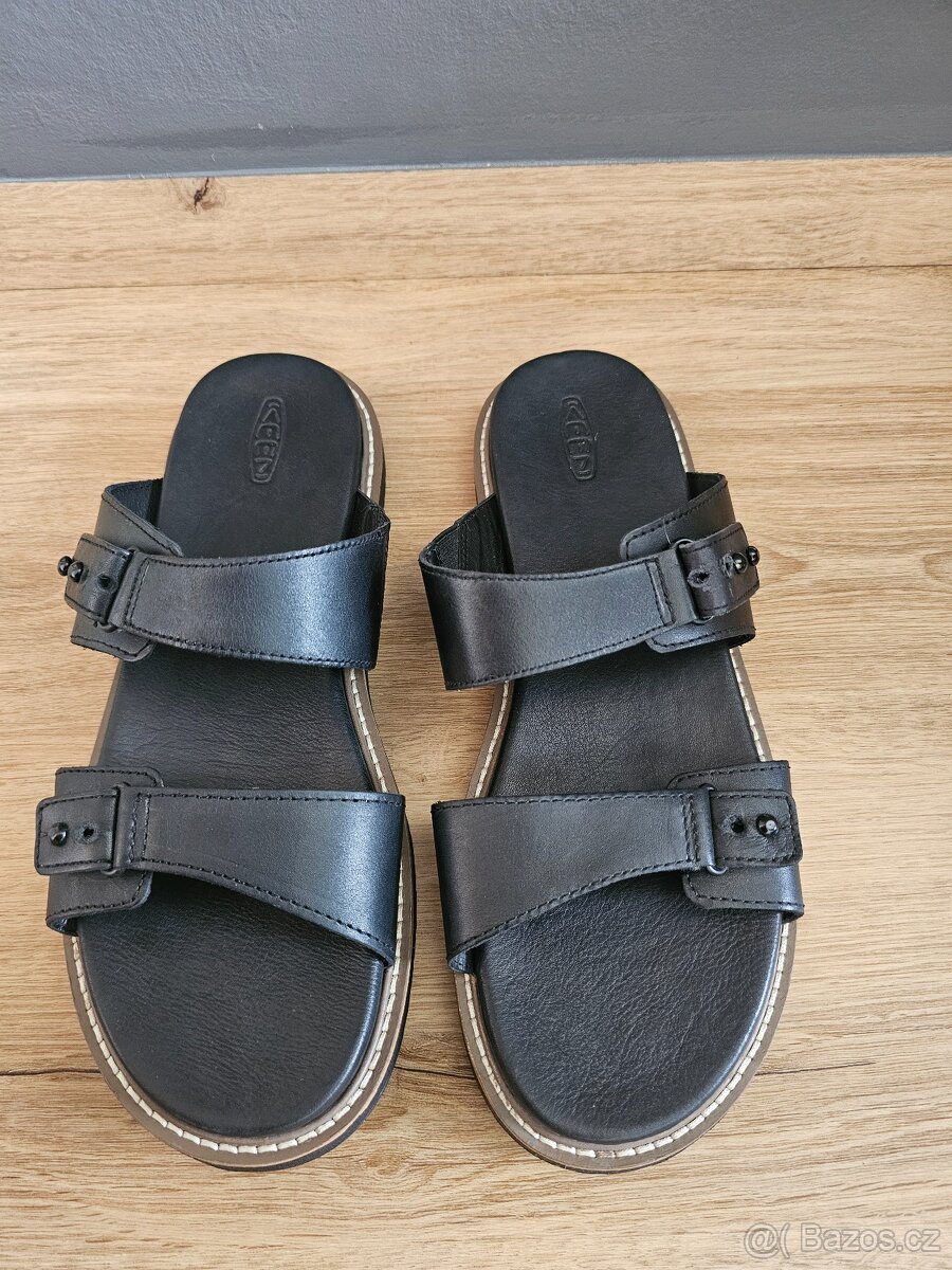 Kožené nazouváky Keen Lana Slide vel.41 - 9