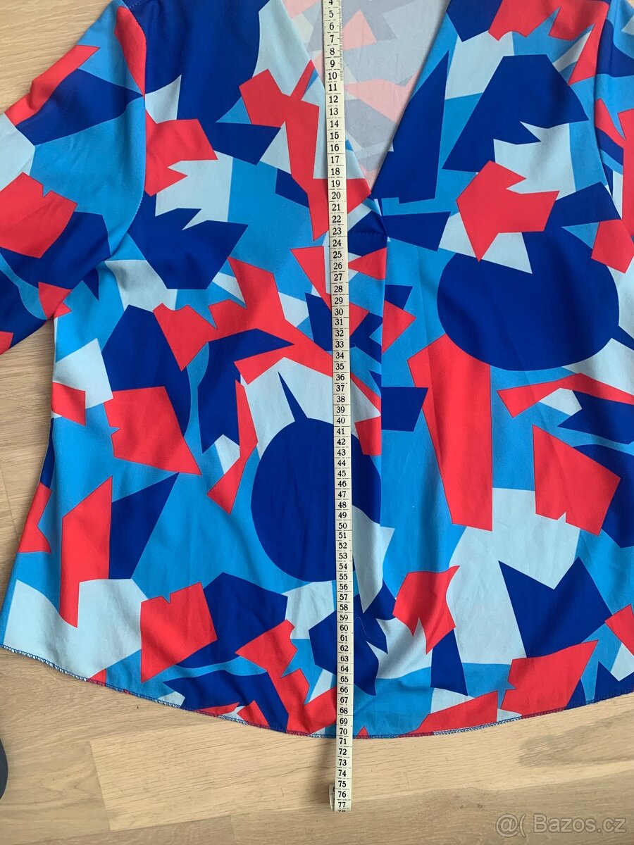 Halenka, blůza s 3/4 rukávy, vel. XL - 9