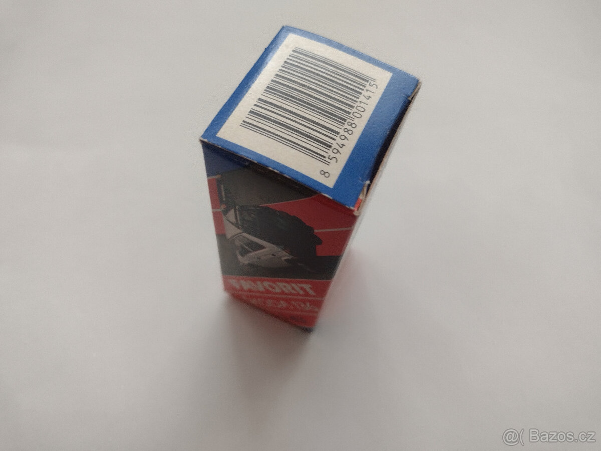 MODEL ŠKODA FAVORIT, KADEN, M 1:43, MODRÝ, KRABIČKA - 9