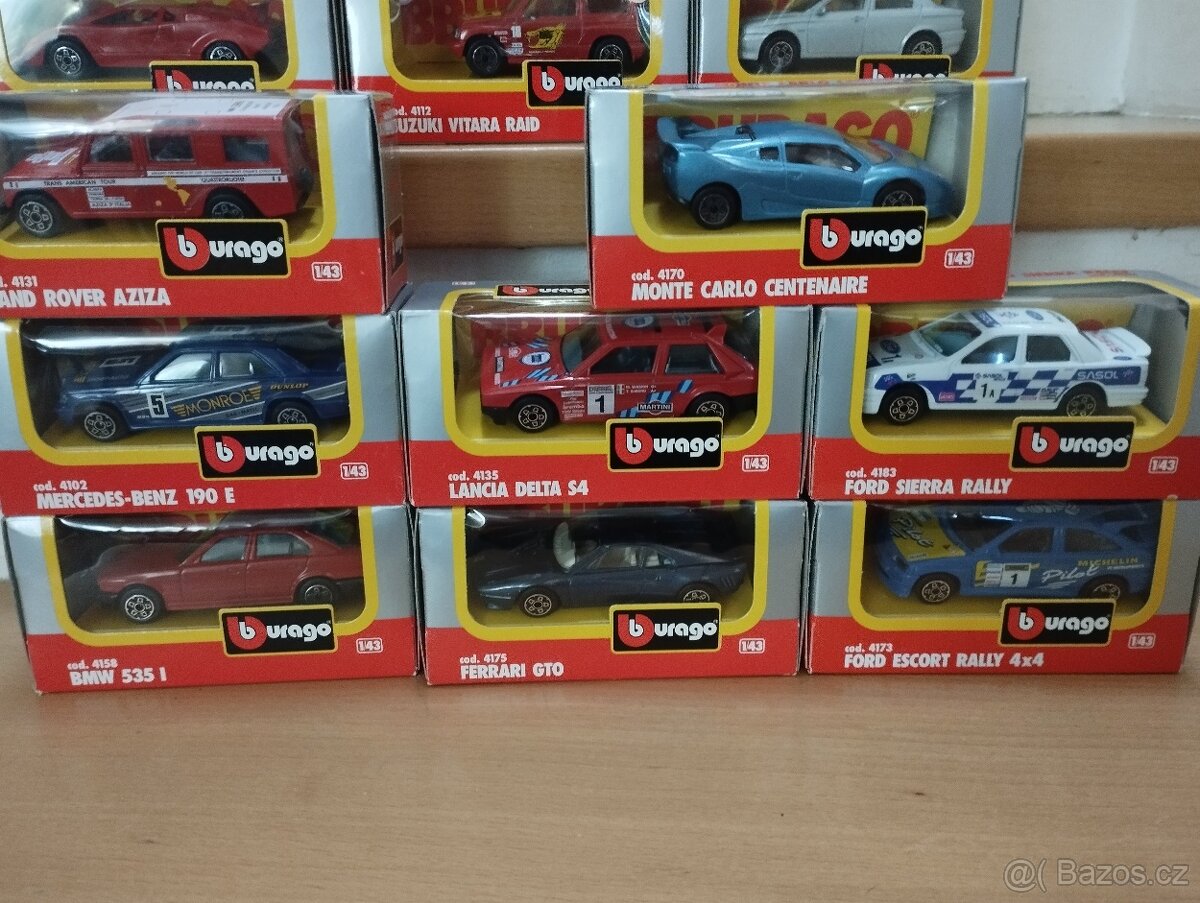 Bburago modely autíček v poměru 1:43 - 9