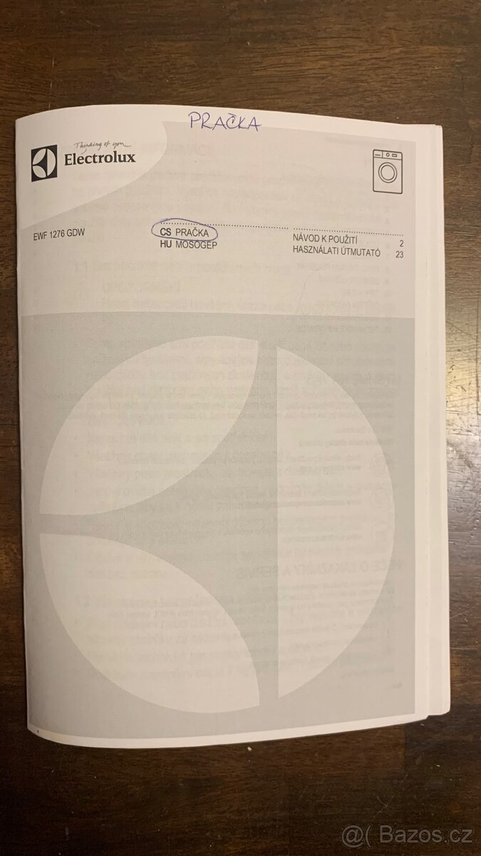 Pračka ELEKTROLUX EWF1276GDW A+++ - 9