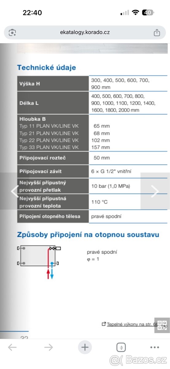 Radiátor Radik Line VK antracit - 9