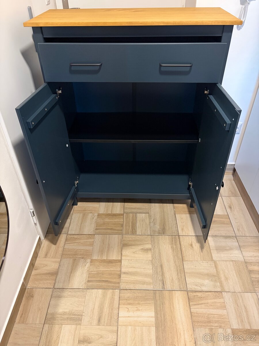 Tmavě modra komoda Miranda 90 cm - 9