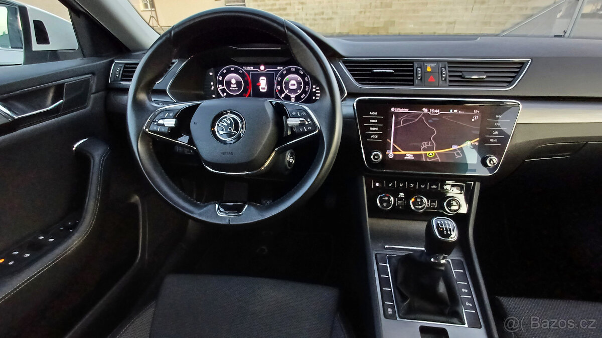 Superb combi 2.0TDI 110kW-TZ-nízké KM-1.maj-koupČR-NEHAV-DPH - 9