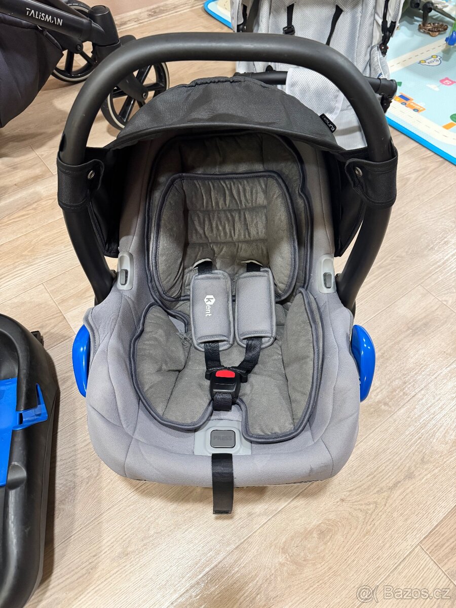 Kočárek trojkombinace + isofix - 9