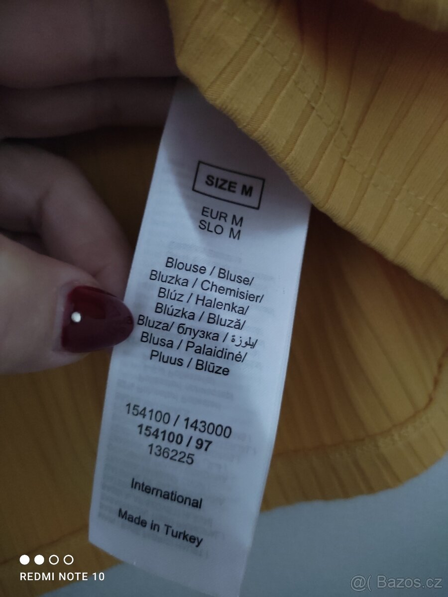 ORSAY-crop top horčicové tričko - 9