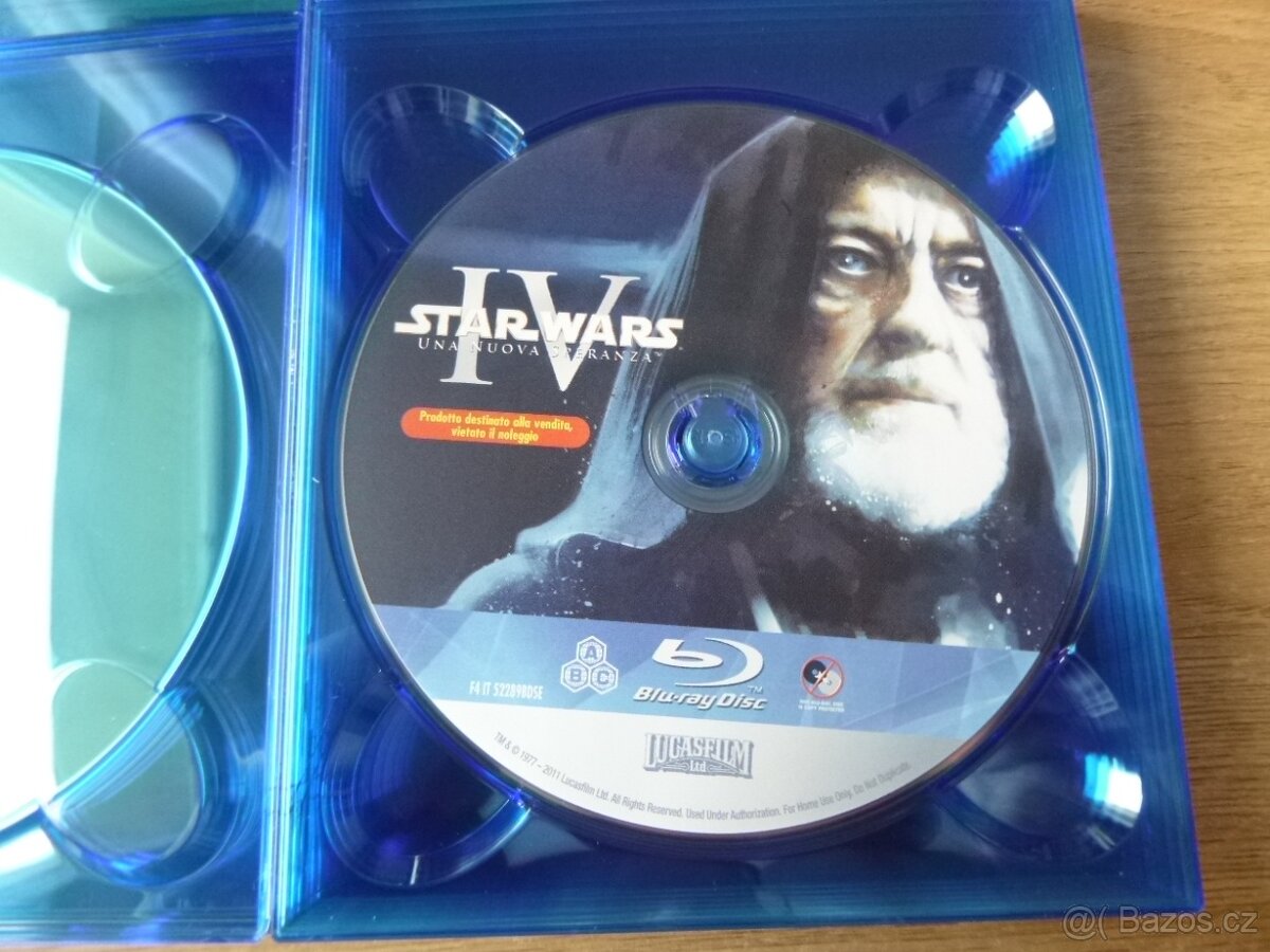 9disc STAR WARS epizoda I.-VI. cz dabing - 9